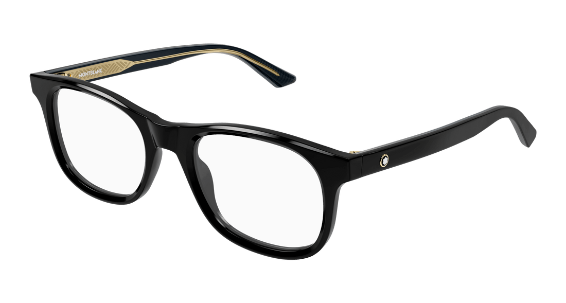 Brillen montblanc mb0385o 006 negro square masculino größe 54mm - Hauptansicht