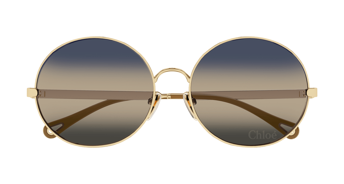 Gafas de sol chloé ch0281s 002 dorado round femenino talla 59mm - Vista de detalle