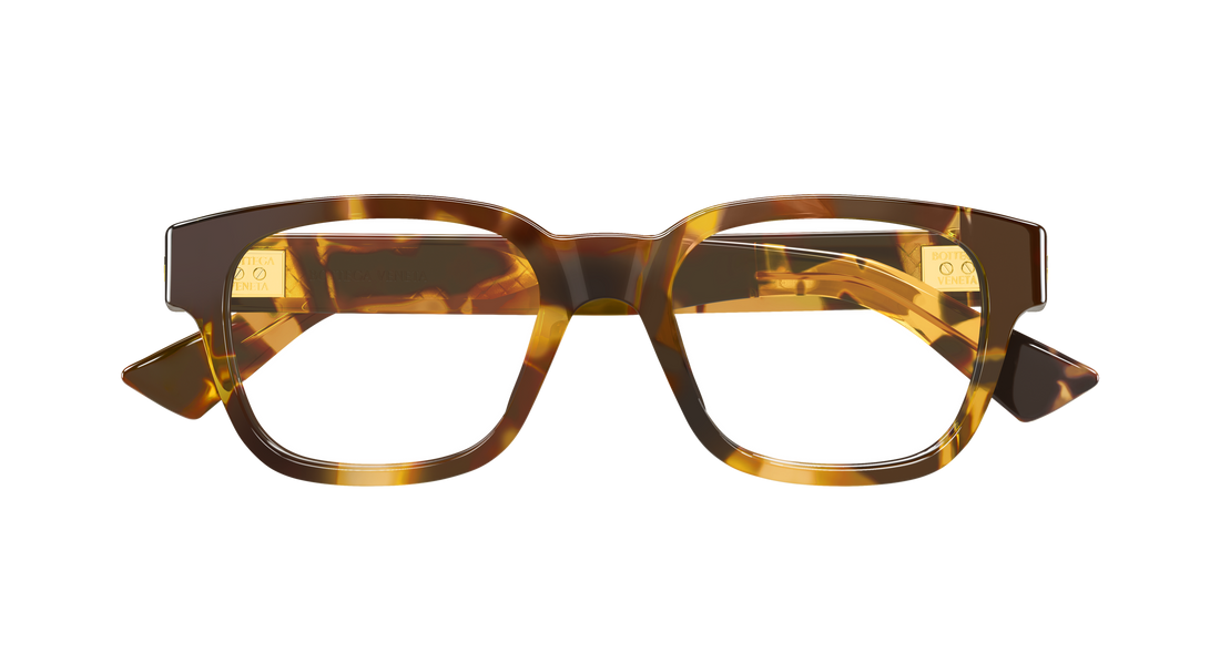 Prescription glasses bottega veneta bv1403o 006 havana rectangular / squared unisex size 54mm - Detailed view