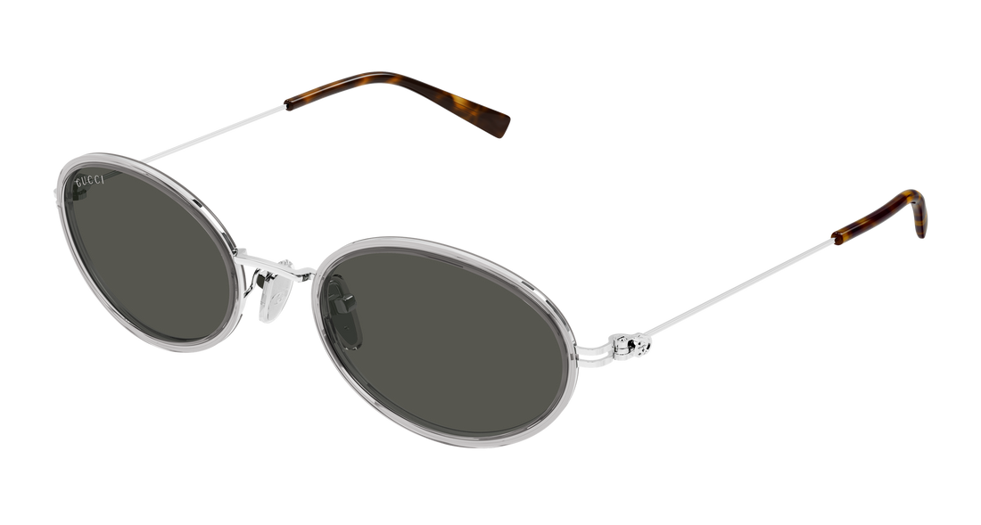 Sonnenbrillen gucci gg1980s 005 gris round/oval/panthos femenino größe 52mm - Hauptansicht