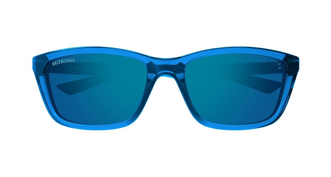 Occhiali da sole balenciaga bb0403sk 004 azul square unisex taglia 58mm - Vista dettagliata