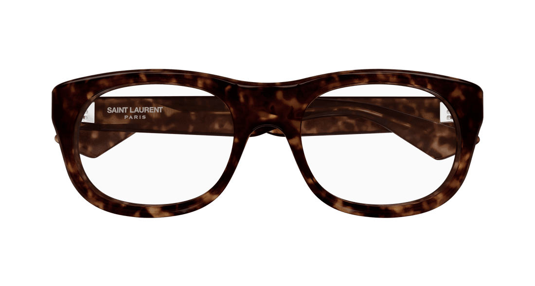 Prescription glasses saint laurent sl 815 romy opt 002 havana rectangular / squared femenino size 54mm - Detailed view