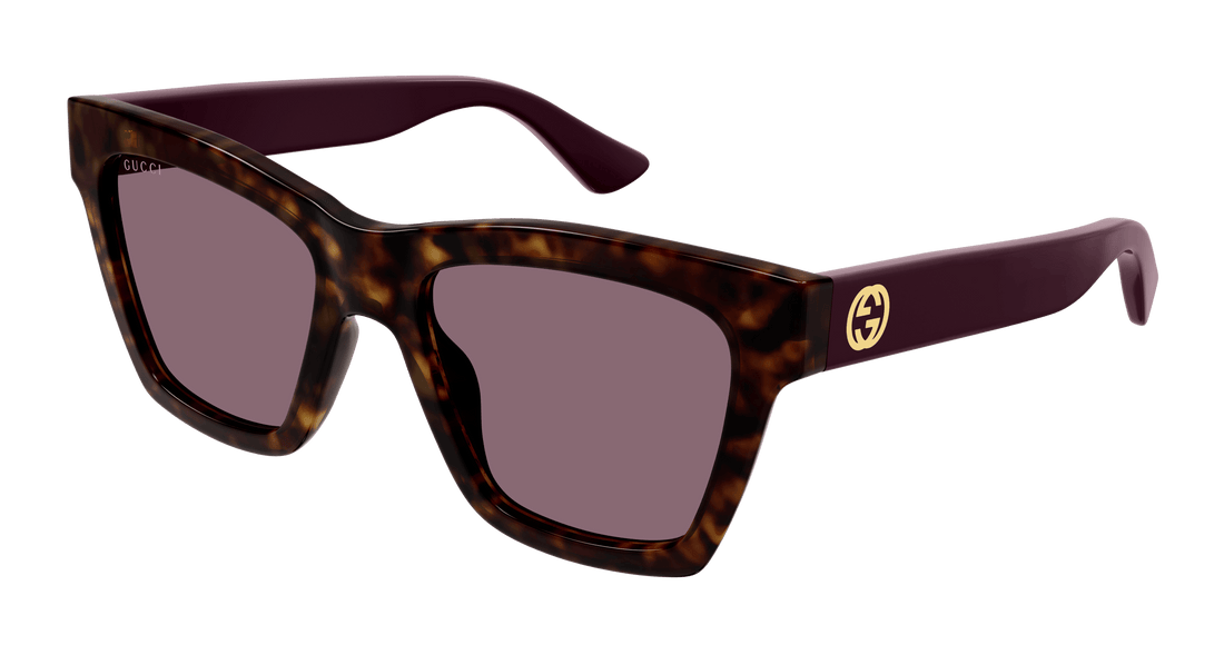 Sunglasses gucci gg1714s 007 havana cat eye femenino size 54mm - Main view