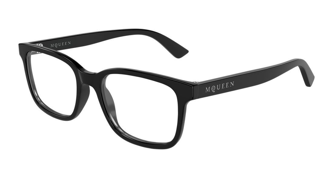 Occhiali da vista alexander mcqueen am0541o 007 negro rectangular / squared masculino taglia 54mm - Vista principale
