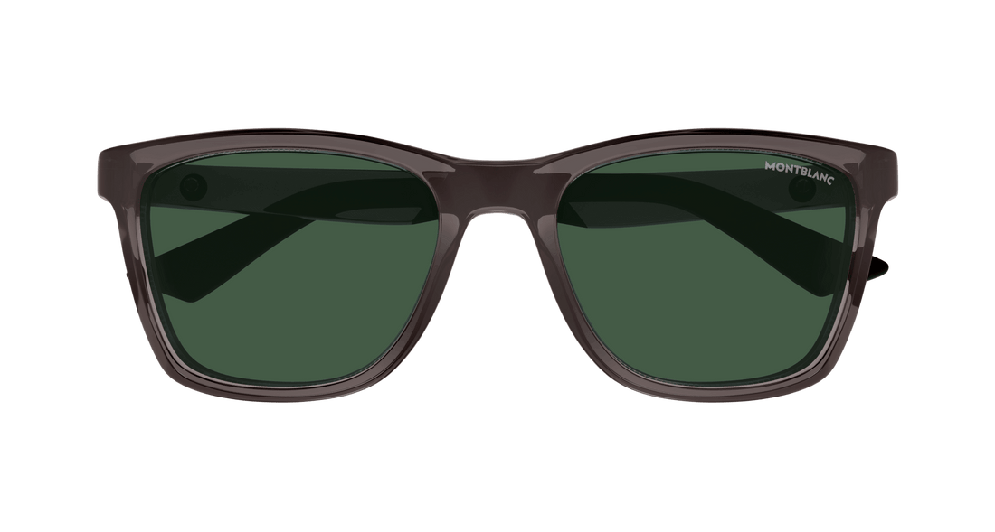 Occhiali da sole montblanc mb0399s 003 gris square masculino taglia 55mm - Vista dettagliata