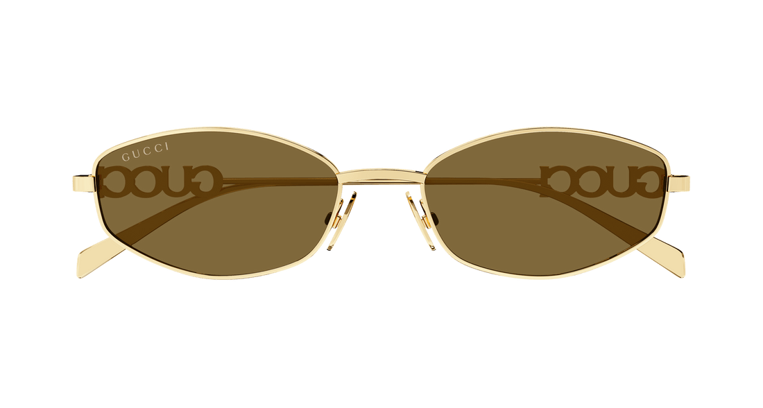 Occhiali da sole gucci gg1802s 005 dorado round femenino taglia 55mm - Vista dettagliata