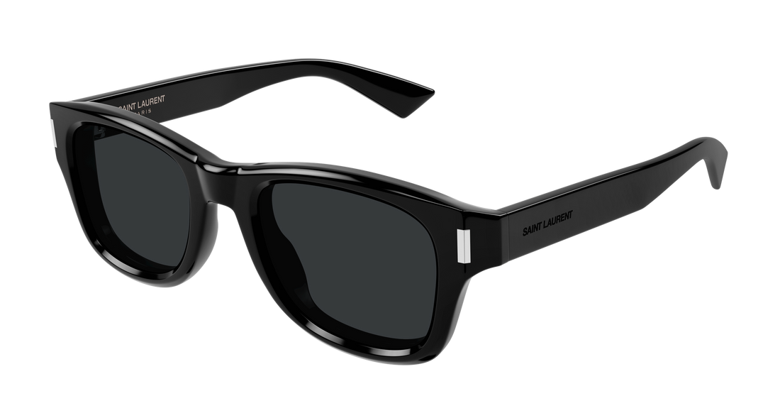 Gafas de sol saint laurent sl 801 001 negro round masculino talla 50mm - Vista principal