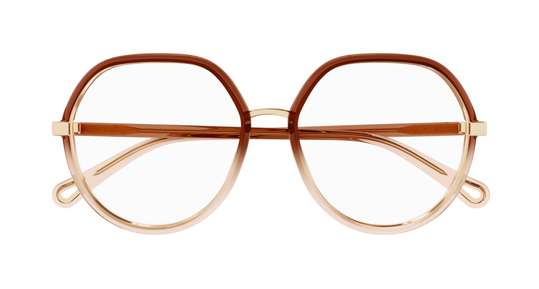 Brillen chloé ch0131o 008 marron pilot femenino größe 51mm - Detailansicht