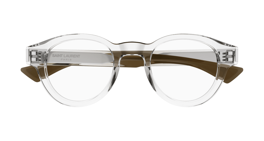 Occhiali da vista saint laurent sl 792 003 transparente round unisex taglia 46mm - Vista dettagliata