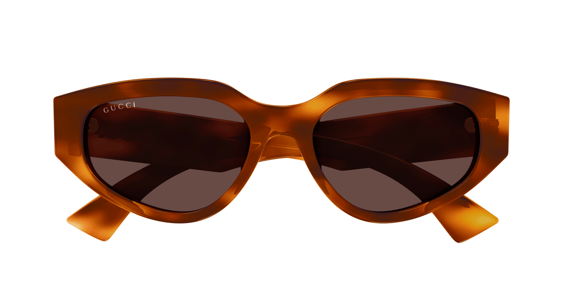 Sonnenbrillen gucci gg1845sa 002 havana cat eye femenino größe 55mm - Detailansicht