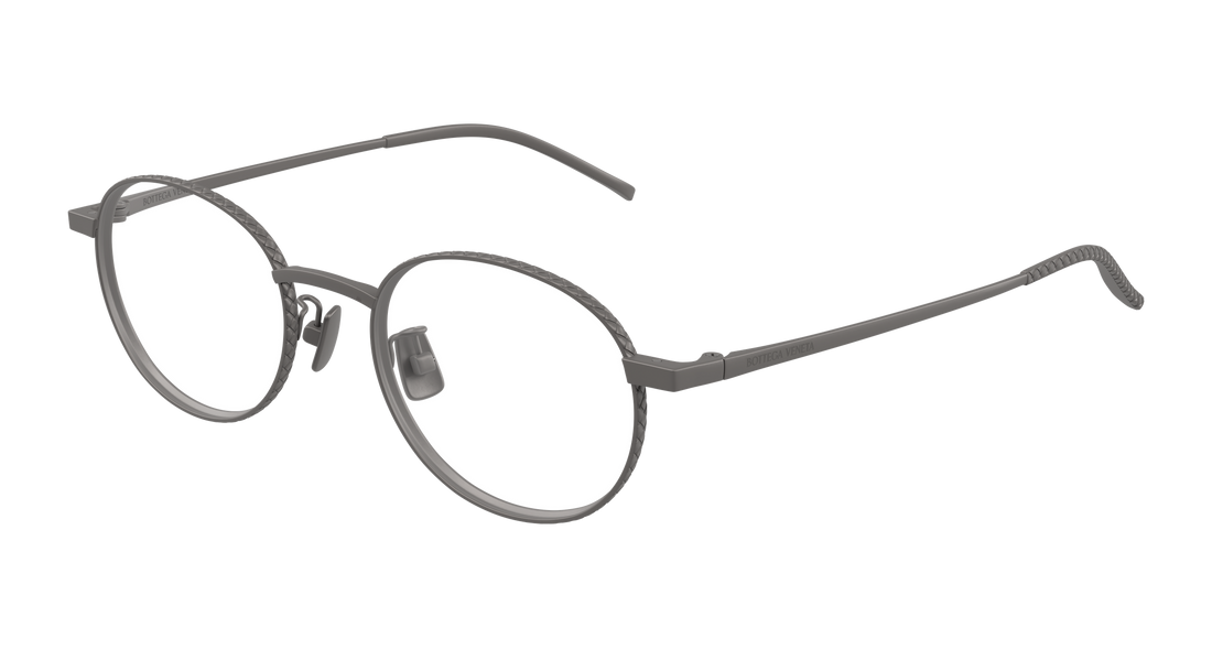 Prescription glasses bottega veneta bv1426oa 003 plateado round/oval/panthos unisex size 50mm - Main view