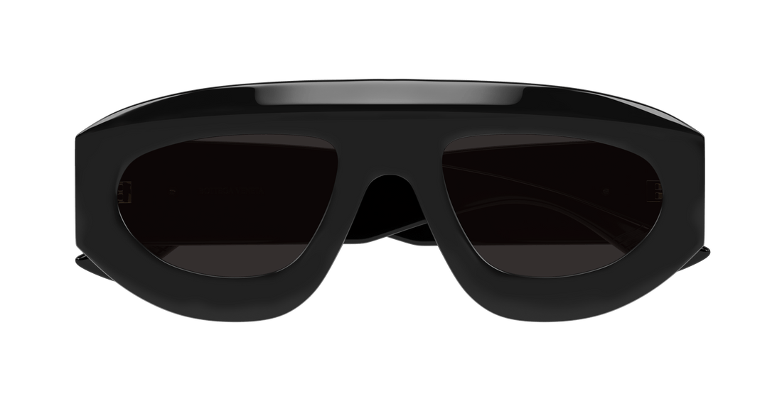 Lunettes de soleil bottega veneta bv1358s 001 negro geometric unisex taille 52mm - Vue détaillée