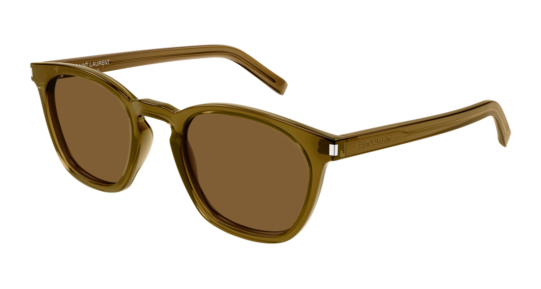 Gafas de sol saint laurent sl 28 052 marron square unisex talla 49mm - Vista principal