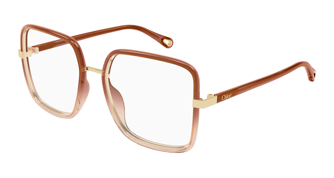 Occhiali da vista chloé ch0338o 003 marron rectangular / squared femenino taglia 55mm - Vista principale