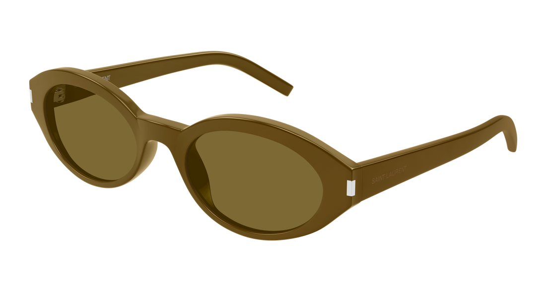 Sonnenbrillen saint laurent sl 567 006 marron round/oval/panthos femenino größe 51mm - Hauptansicht