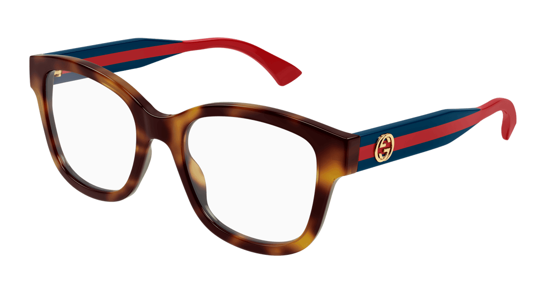 Brillen gucci gg1863o 002 havana square femenino größe 51mm - Hauptansicht