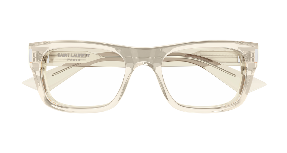 Gafas graduadas saint laurent sl 83 opt 004 amarillo rectangular / squared unisex talla 53mm - Vista de detalle