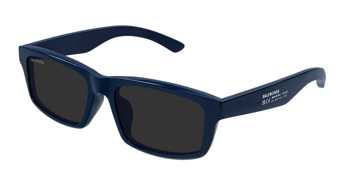 Occhiali da sole balenciaga bb0424sk 004 azul rectangular / squared masculino taglia 56mm - Vista principale