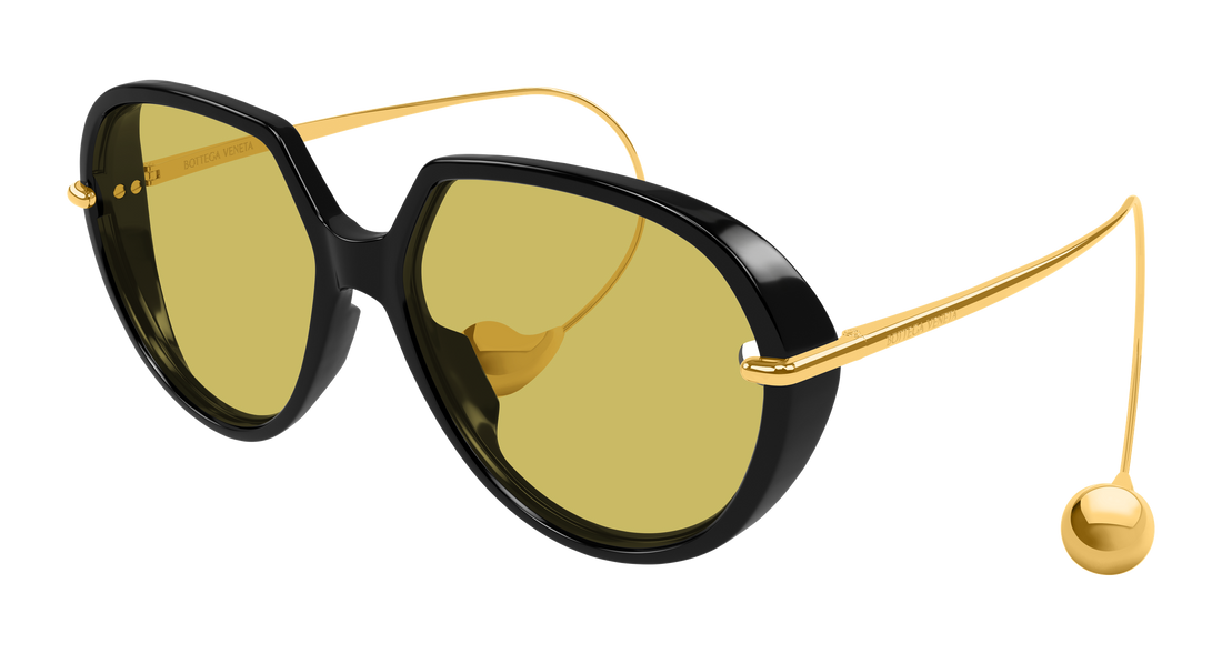 Lunettes de soleil bottega veneta bv1436s 001 negro unisex taille 60mm - Vue principale