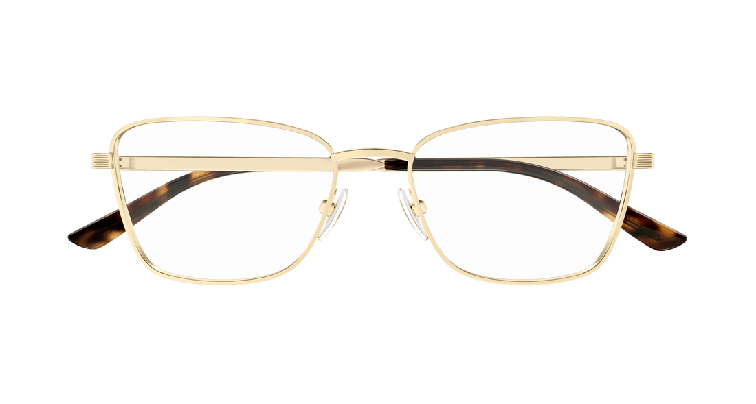 Óculos graduados gucci gg1880o 002 dorado cat eye femenino tamanho 53mm - Vista de detalhe