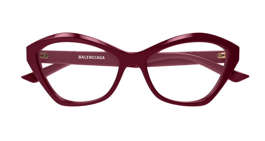 Occhiali da vista balenciaga bb0341o 006 rojo cat eye femenino taglia 58mm - Vista dettagliata