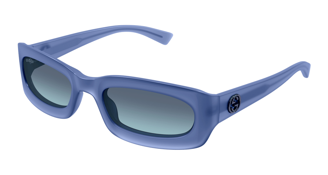 Sunglasses gucci gg1786s 004 azul round masculino size 54mm - Main view