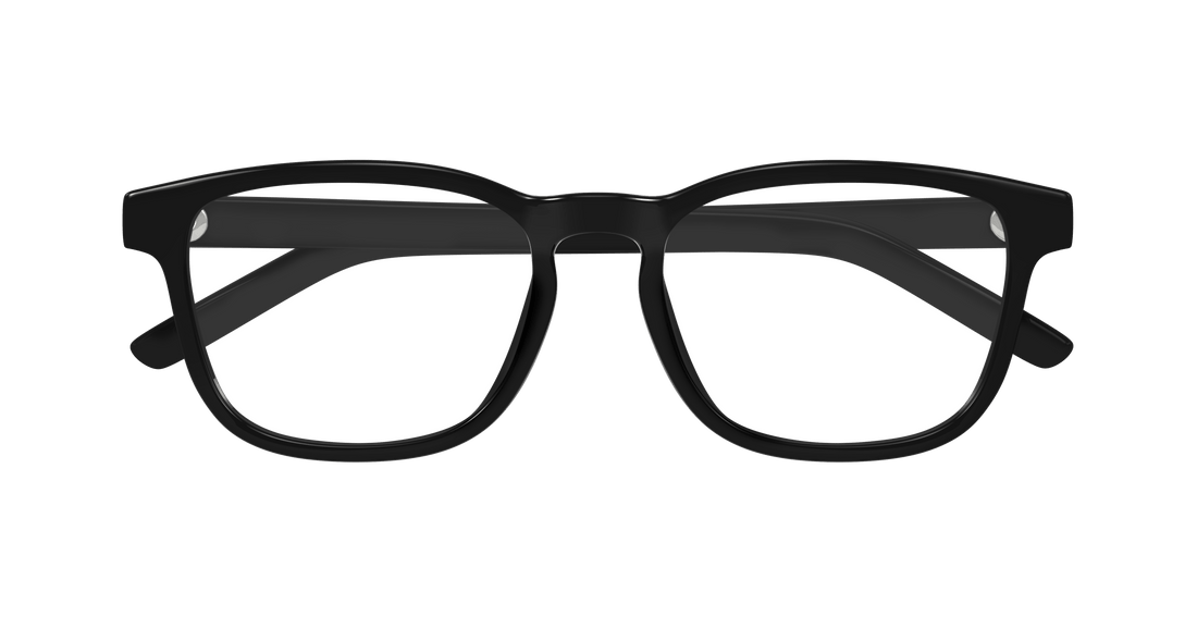 Óculos graduados puma pu0503oa 001 negro square masculino tamanho 54mm - Vista de detalhe