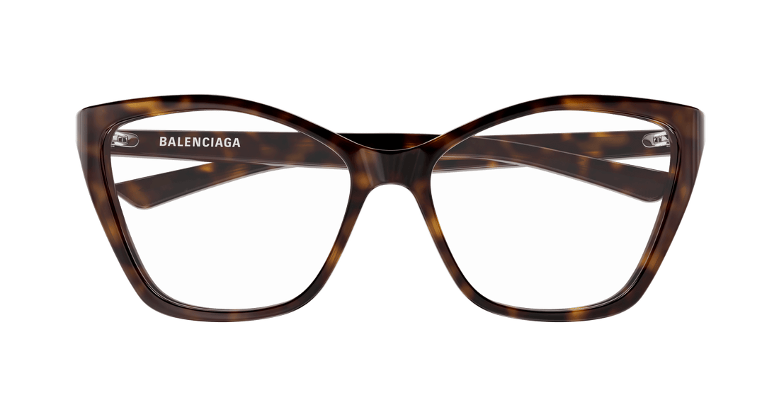 Brillen balenciaga bb0405o 002 havana butterfly femenino größe 57mm - Detailansicht