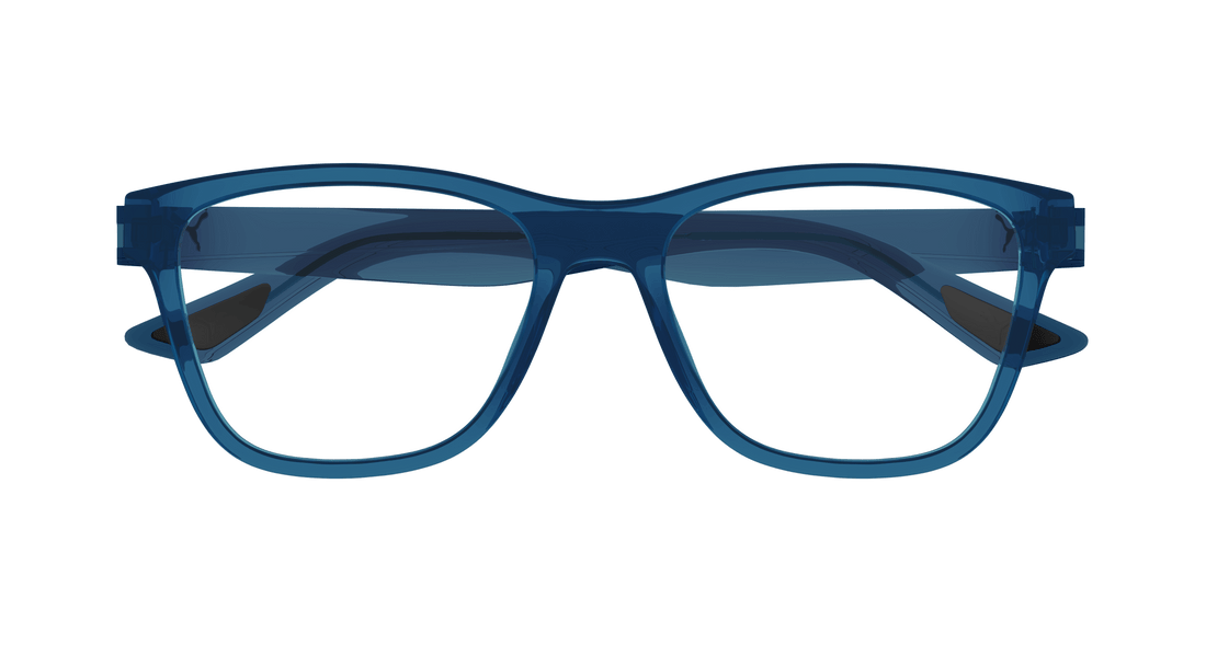 Occhiali da vista puma pu0485o 009 azul square masculino taglia 57mm - Vista dettagliata