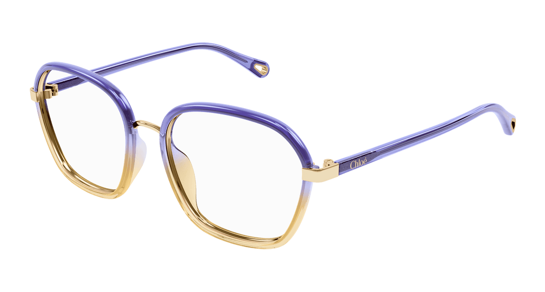 Brillen chloé ch0309o 004 violeta square femenino größe 54mm - Hauptansicht