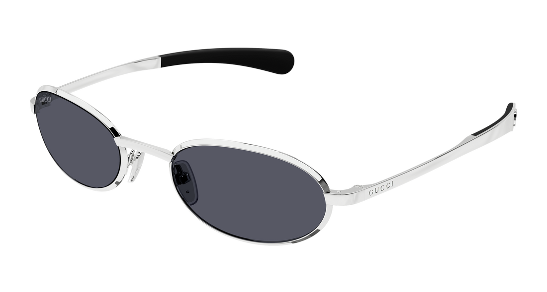 Occhiali da sole gucci gg1942s 002 plateado round/oval/panthos masculino taglia 53mm - Vista principale