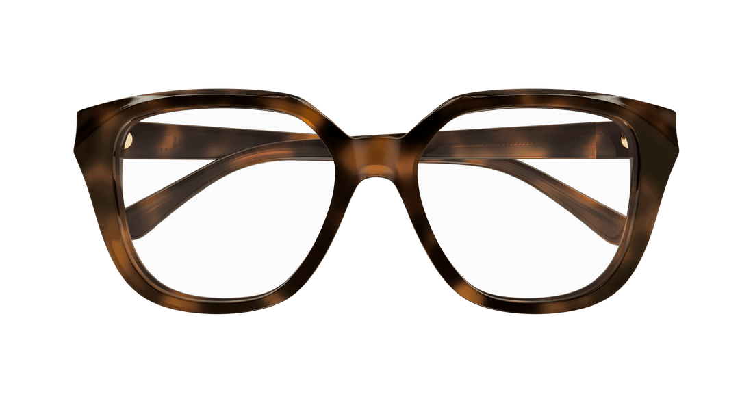 Brillen chloé ch0293o 002 havana square femenino größe 53mm - Detailansicht