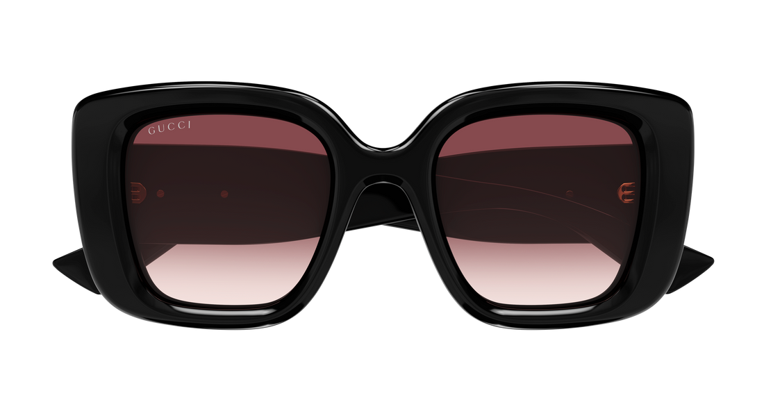 Sunglasses gucci gg1975s 001 negro butterfly femenino size 50mm - Detailed view