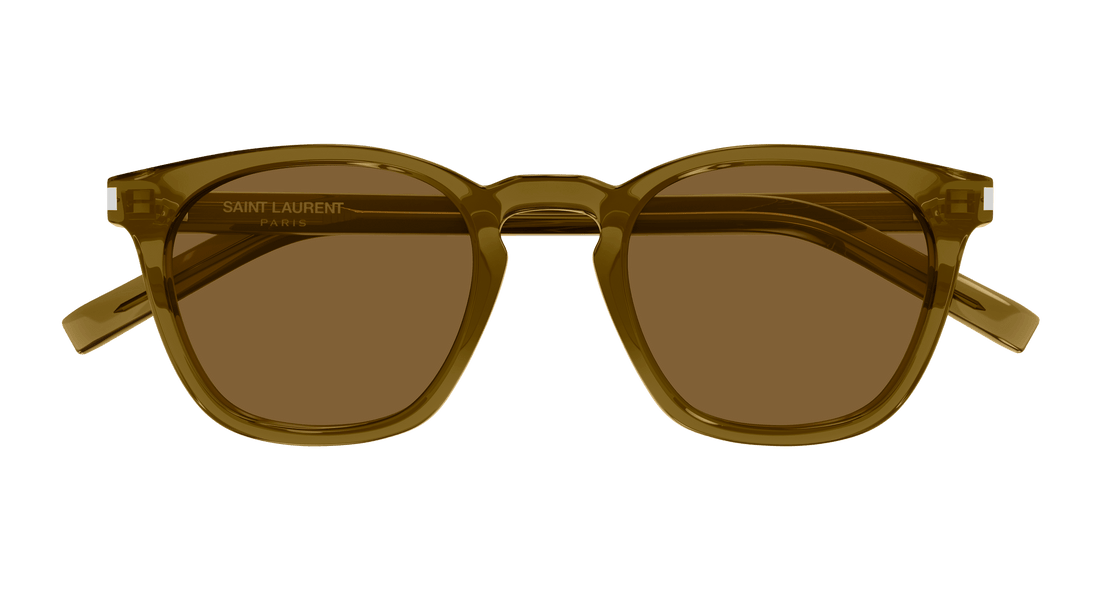 Gafas de sol saint laurent sl 28 052 marron square unisex talla 49mm - Vista de detalle
