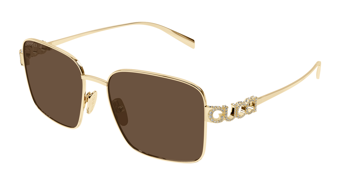 Okulary przeciwsłoneczne gucci gg1937s 002 dorado rectangular / squared femenino rozmiar 54mm - Widok główny