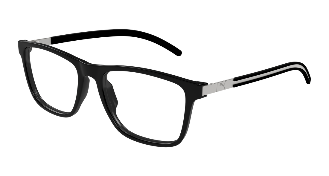 Brillen puma pu0511o 001 negro rectangular / squared masculino größe 56mm - Hauptansicht