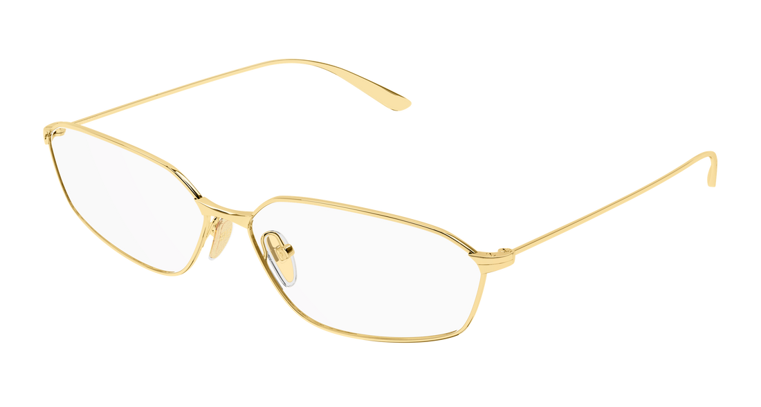 Brillen balenciaga bb0453o 003 dorado geometric unisex maat 63mm - Hoofdaanzicht