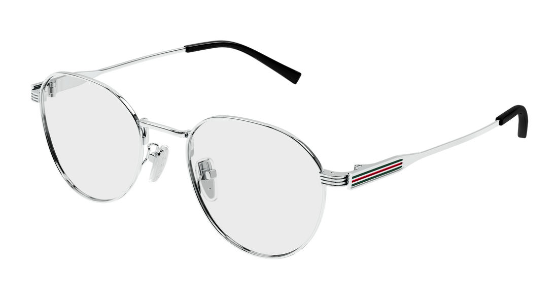 Brillen gucci gg1993ok 001 plateado round/oval/panthos masculino größe 51mm - Hauptansicht