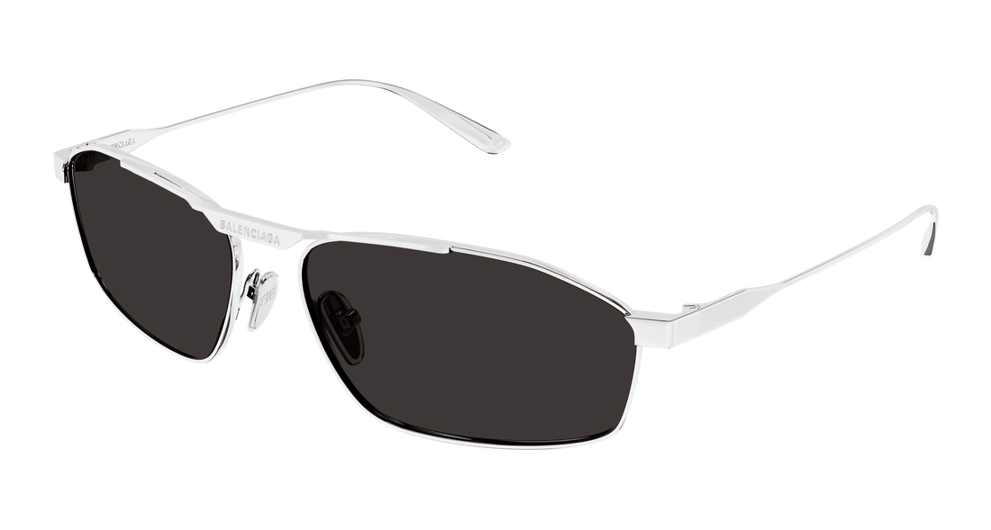 Occhiali da sole balenciaga bb0416s 002 plateado pilot masculino taglia 63mm - Vista principale
