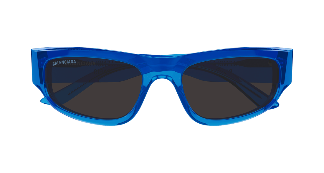 Occhiali da sole balenciaga bb0388s 003 azul square unisex taglia 56mm - Vista dettagliata