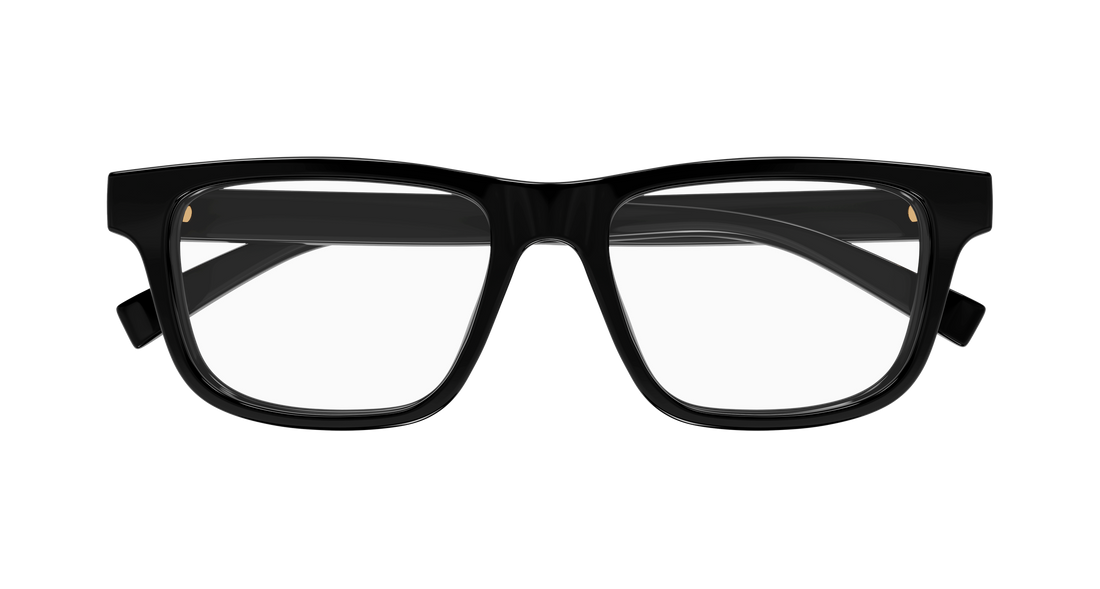 Occhiali da vista gucci gg1987o 001 negro rectangular / squared masculino taglia 54mm - Vista dettagliata