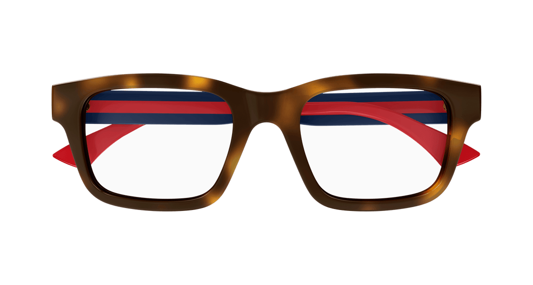 Brillen gucci gg1865o 008 havana square unisex größe 54mm - Detailansicht