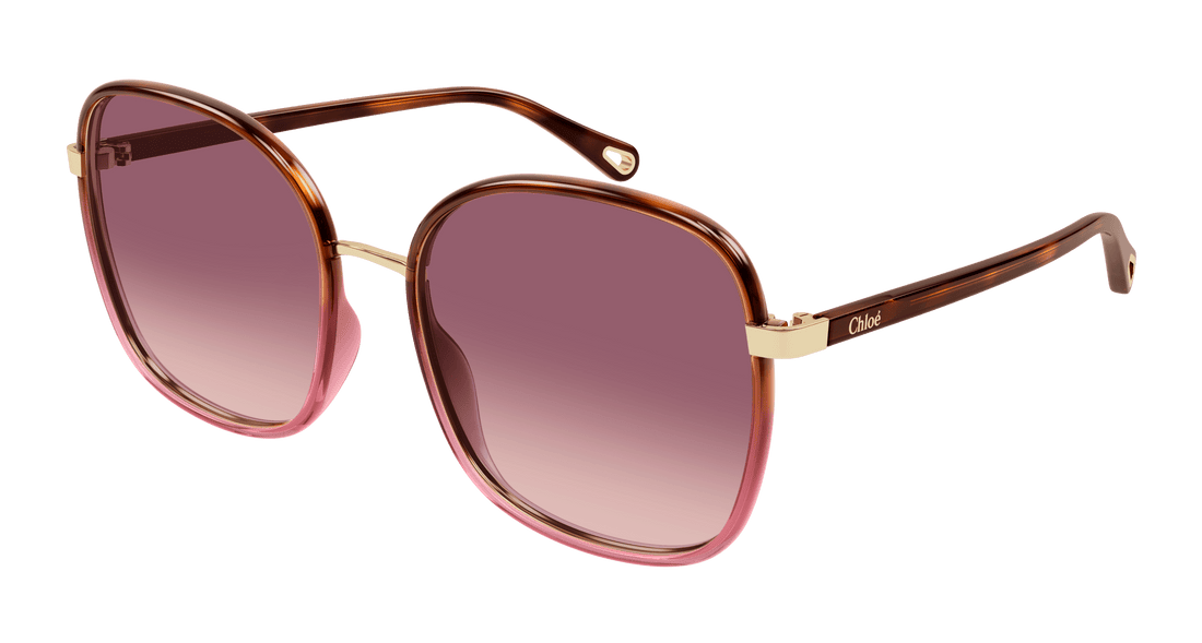 Gafas de sol chloé ch0031s 016 havana square femenino talla 56mm - Vista principal