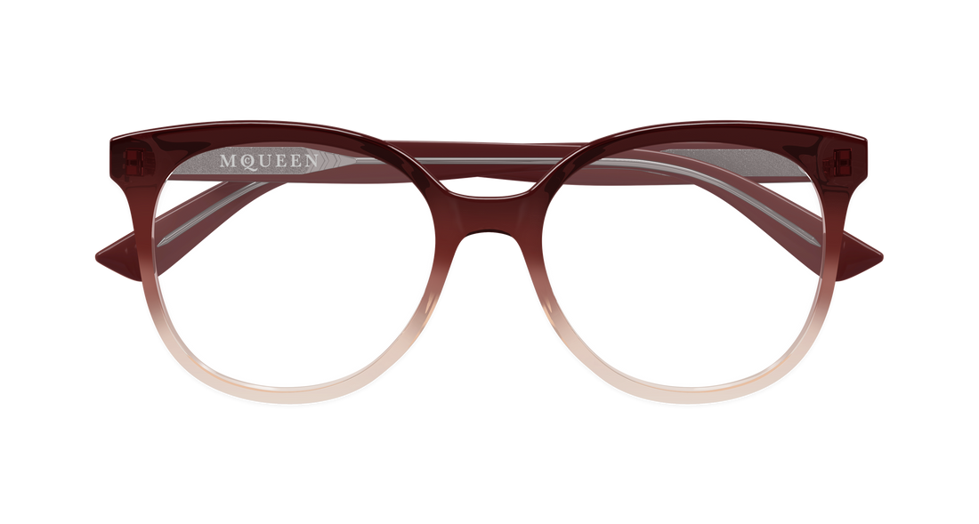 Gafas graduadas alexander mcqueen am0540o 006 rojo cat eye femenino talla 54mm - Vista de detalle