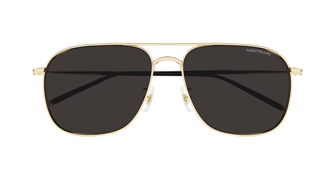 Sonnenbrillen montblanc mb0417sa 001 dorado pilot masculino größe 60mm - Detailansicht