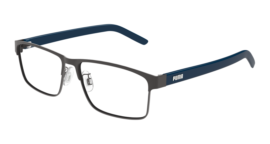 Occhiali da vista puma pu0504oa 003 plateado rectangular / squared unisex taglia 57mm - Vista principale