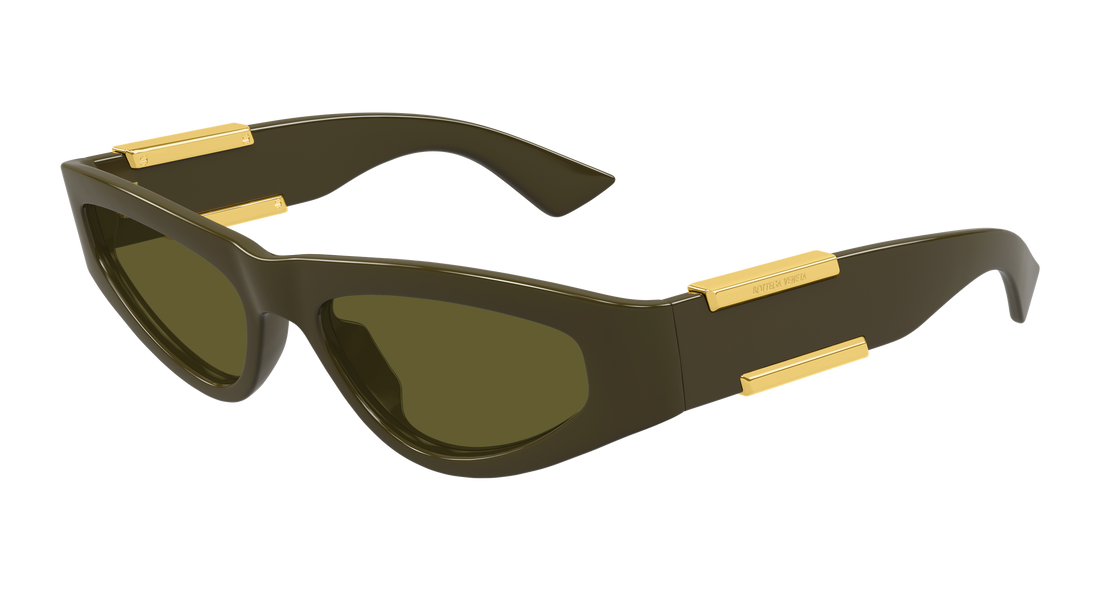 Lunettes de soleil bottega veneta bv1407s 003 gris cat eye femenino taille 53mm - Vue principale