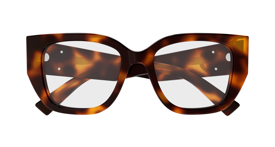 Glasögon gucci gg1952o 002 havana butterfly femenino storlek 51mm - Detaljvy