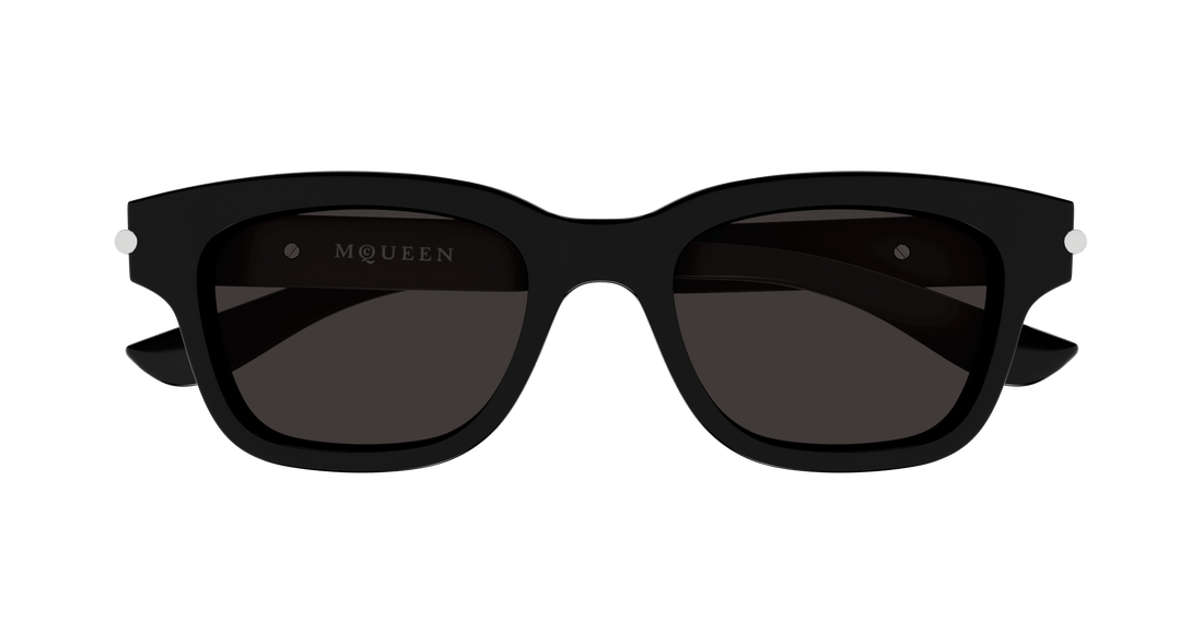 Solglasögon alexander mcqueen am0497s 001 negro square unisex storlek 51mm - Detaljvy