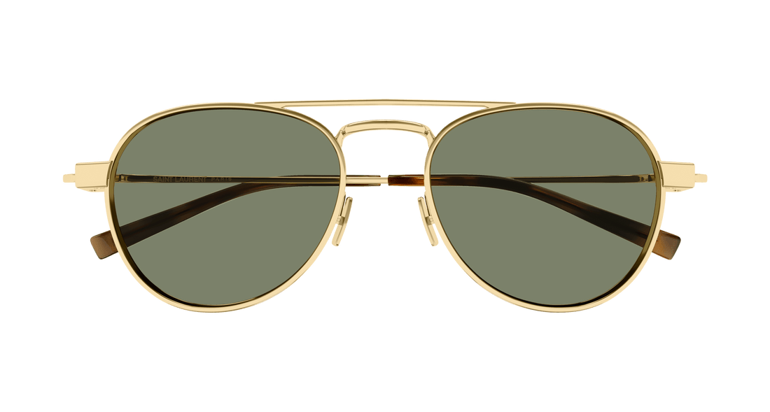 Gafas de sol saint laurent sl 708 003 dorado round masculino talla 54mm - Vista de detalle